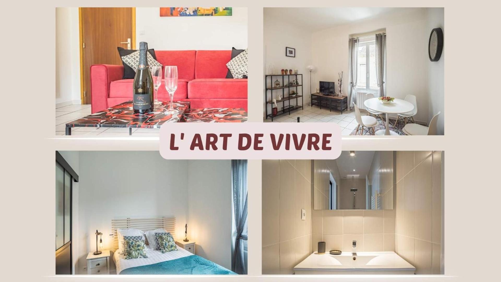 Appartement L' Art De Vivre - 3 Min Hypercentre - 4 Personnes à Troyes Extérieur photo